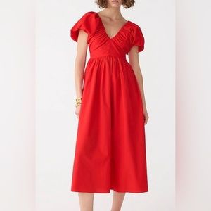 J Crew Cecily Dress in cotton poplin
